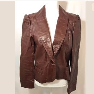 Vintage Avant garde Womens leather jacket 16